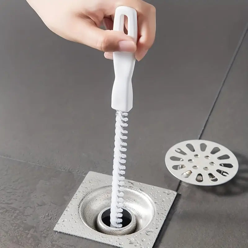 Brosse de Nettoyage Flexible pour Canalisations – Outil Anti-Bouchon pour Lavabo et Évier