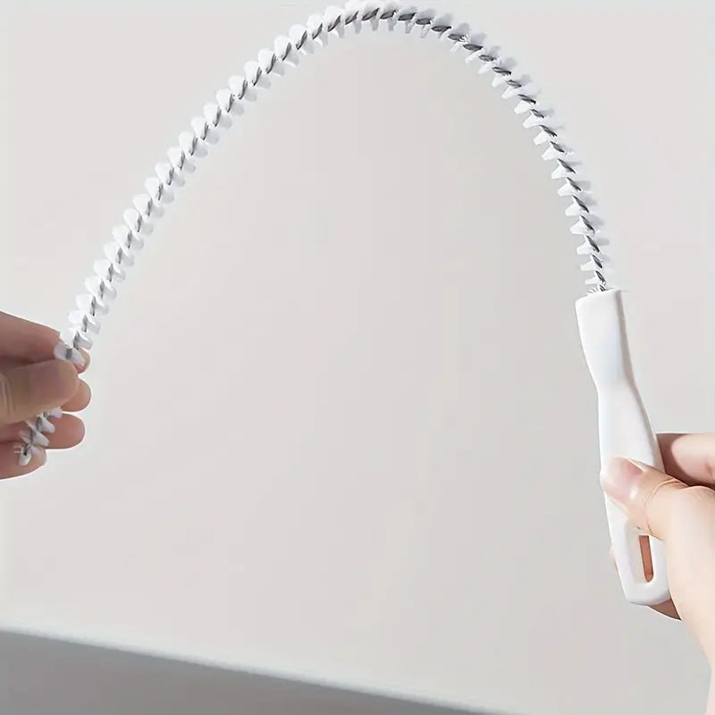 Brosse de Nettoyage Flexible pour Canalisations – Outil Anti-Bouchon pour Lavabo et Évier
