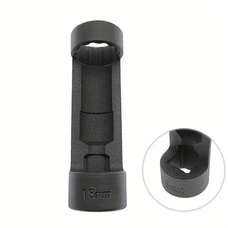 Lot de 6 Douilles à Bougie Longues en Acier – Clés à Douille 16 à 24 mm pour Réparation Auto et Mécanique