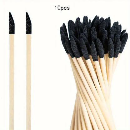 Lot de Bâtonnets Applicateurs Abrasifs pour Polissage de Précision – Idéal pour Finitions et Petites Surfaces