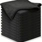 Lot de chiffons microfibres noirs ultra-absorbants – Accessoires pour bateau, nettoyage et entretien