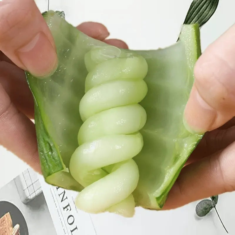 Spiraleur de Légumes Manuel – Ustensile Créatif pour Découpe en Torsade de Concombre, Carotte et Radis
