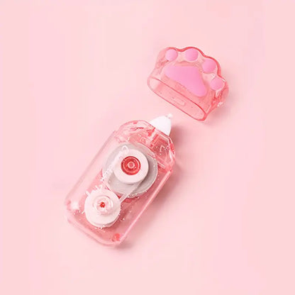 Correcteur en ruban patte de chat – Ruban correcteur mignon pour école, bureau ou papeterie kawaii