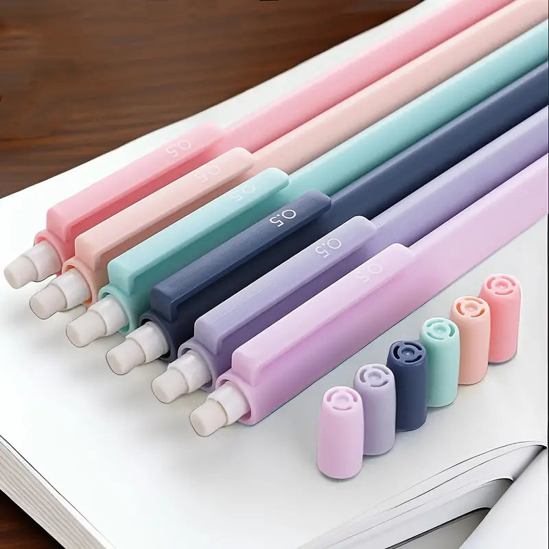 Stylo bille à encre noire  – Design minimaliste pastel pour écriture fluide et précise