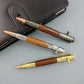 Stylo bille original en bois et métal – Design balle de fusil pour une écriture élégante et masculine
