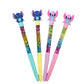 Stylos pailletés Stitch – Lot de 4 stylos gel kawaii pour enfants et fans de papeterie originale