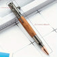 Stylo bille original en bois et métal – Design balle de fusil pour une écriture élégante et masculine