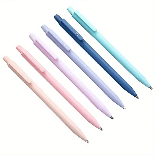 Stylo bille à encre noire  – Design minimaliste pastel pour écriture fluide et précise