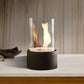 Cheminée de table au bioéthanol – Réchauffeur décoratif à flamme réelle pour intérieur et extérieur