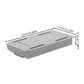 Tiroir coulissant adhésif sous bureau – Rangement discret auto-collant pour stylos, accessoires et fournitures