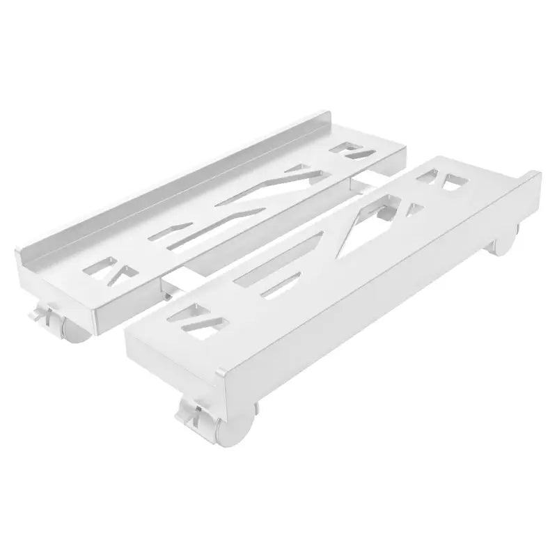 Support tour PC à roulettes réglable – Chariot mobile pour unité centrale avec base ventilée en métal