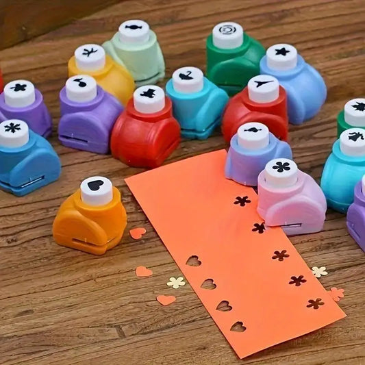 Perforatrices à Motifs pour Scrapbooking – Set de Punchs Papier Créatifs Formes Variées DIY