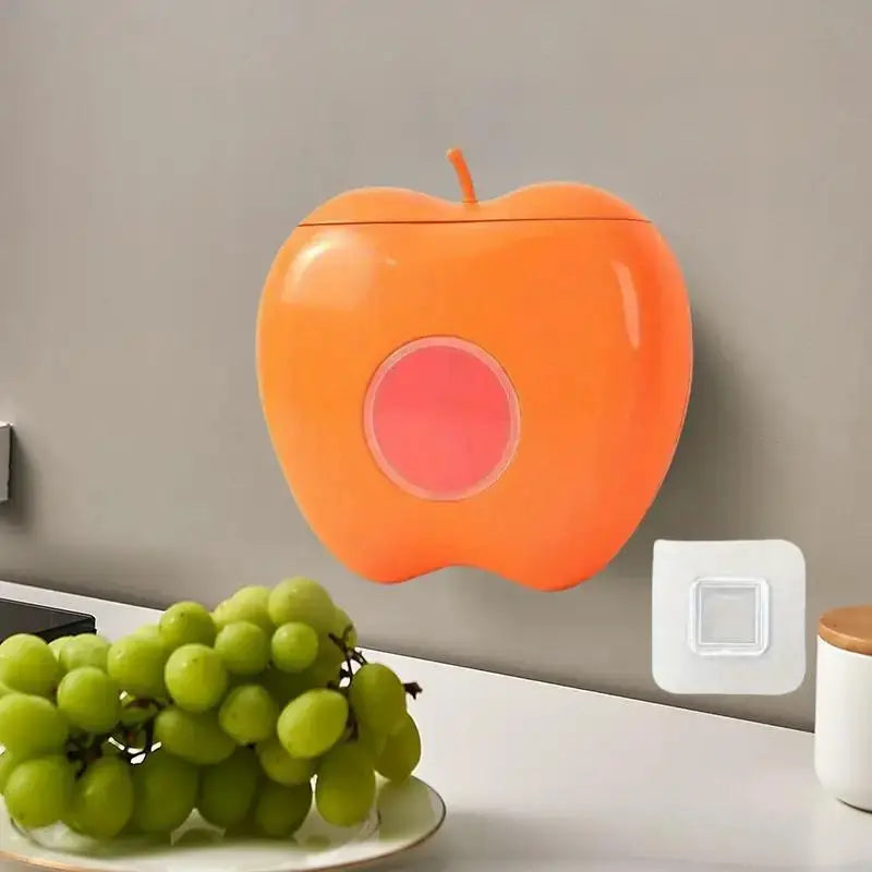 Boîte de rangement câbles murale en forme de pomme – Organisateur décoratif pour fils électriques
