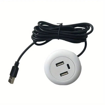 Hub USB 2.0 à 4 Ports – Adaptateur Multiport Compact pour PC et Ordinateur Portable | Hubs et Adaptateurs