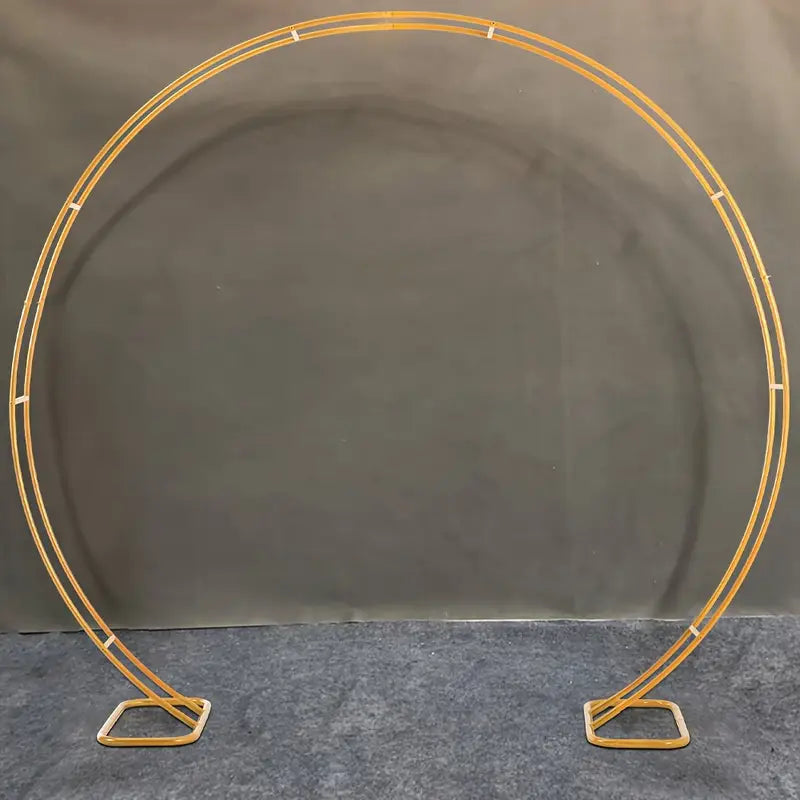 Support de Hamac Métallique Jaune Structure Solide pour Jardin, Terrasse et Balcon