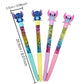 Stylos pailletés Stitch – Lot de 4 stylos gel kawaii pour enfants et fans de papeterie originale