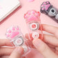 Correcteur en ruban patte de chat – Ruban correcteur mignon pour école, bureau ou papeterie kawaii