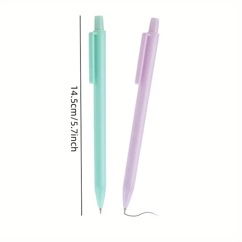 Stylo bille à encre noire  – Design minimaliste pastel pour écriture fluide et précise