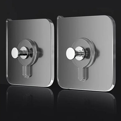 Crochets Muraux Adhésifs Résistants – Lot de 24 Supports Auto-adhésifs Multifonctions pour Fixation sans Perçage