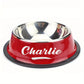 Gamelle personnalisée pour chien ou chat – Design antidérapant et inox durable