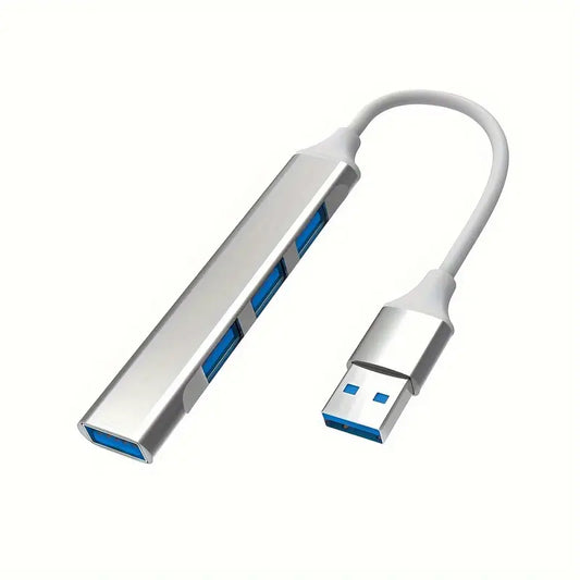 Hub USB 3.0 4 Ports Haute Vitesse – Adaptateur Multiprise Compact pour Ordinateurs et Accessoires