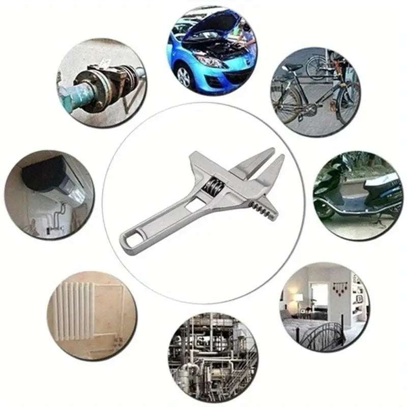 Clé à Molette Multifonction Réglable – Outil de Serrage Polyvalent pour Plomberie et Réparations Industrielles