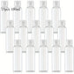 Lot de 15 flacons rechargeables 30, 50, 100ml – Pots de toilette bébé transparents pour voyage et soins
