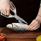 Ciseaux Multifonctions en Acier Inoxydable – Outil de Découpe Polyvalent pour Cuisine, Bricolage et Jardinage