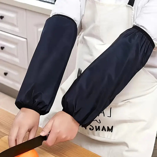 Manches de Protection Imperméables en Tissu Oxford – Sécurité et Hygiène pour Travaux en Cuisine