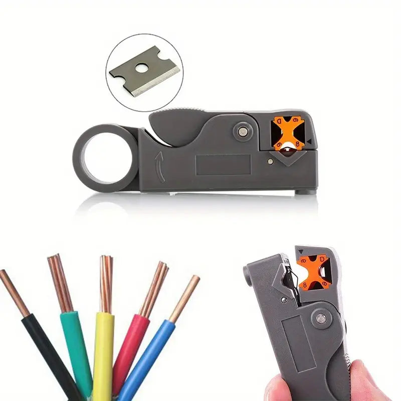 Dénudeur de Câbles Coaxial – Outil Électrique de Précision pour Installation et Réparation