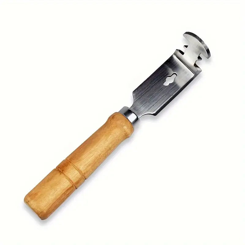 Grattoir à cire d’opercule avec manche en bois – Outil apicole indispensable pour désoperculer les cadres