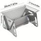 Mini barbecue pliable en acier inoxydable – Grille portable pour pique-nique, camping et cuisine d’extérieur