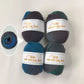 Lot de Pelotes de Laine Multicolore Dégradé – Fil à Tricoter Doux et Résistant pour Crochet & Tricot