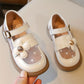 Chaussures fille élégantes blanches avec fleur – Mocassins sans lacets confortables pour cérémonies et fêtes