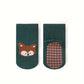 Chaussettes antidérapantes bébé – Bas doux avec motifs animaux mignons, confort et sécurité pour premiers pas