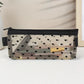 Trousse Maquillage Transparente en Maille avec Cœurs – Pochette de Rangement Stylée et Respirante