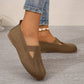Chaussures plates tricotées femme