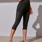 Pantalon Capri de Sport de Levage de Hanche de Contrôle de Ventre