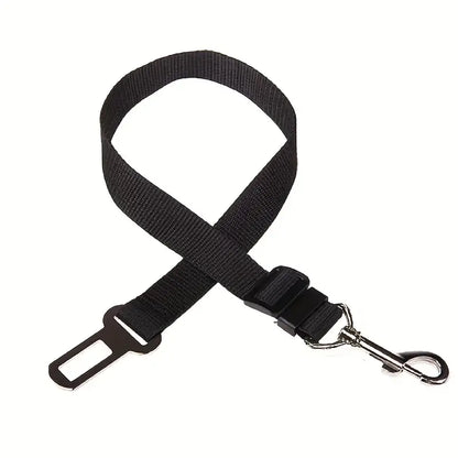 Ceinture de Sécurité pour Chien en Voiture – Sangle Réglable Universelle avec Mousqueton et Boucle Auto