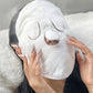 Masque Visage Réutilisable en Coton Doux – Serviette Chaude pour Soins Hydratants, Nettoyage et Relaxation