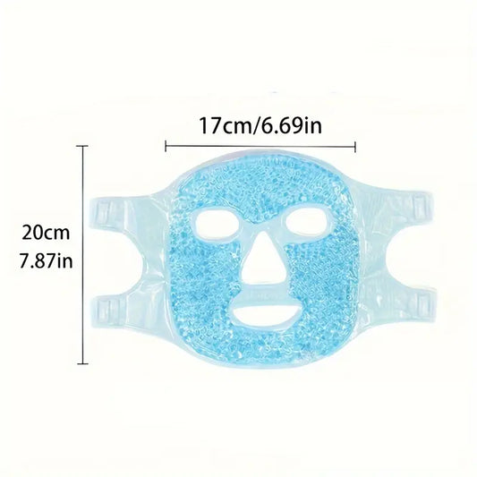 Masque Gel Réutilisable Yeux et Visage – Effet Froid & Décongestionnant pour Poches et Cernes