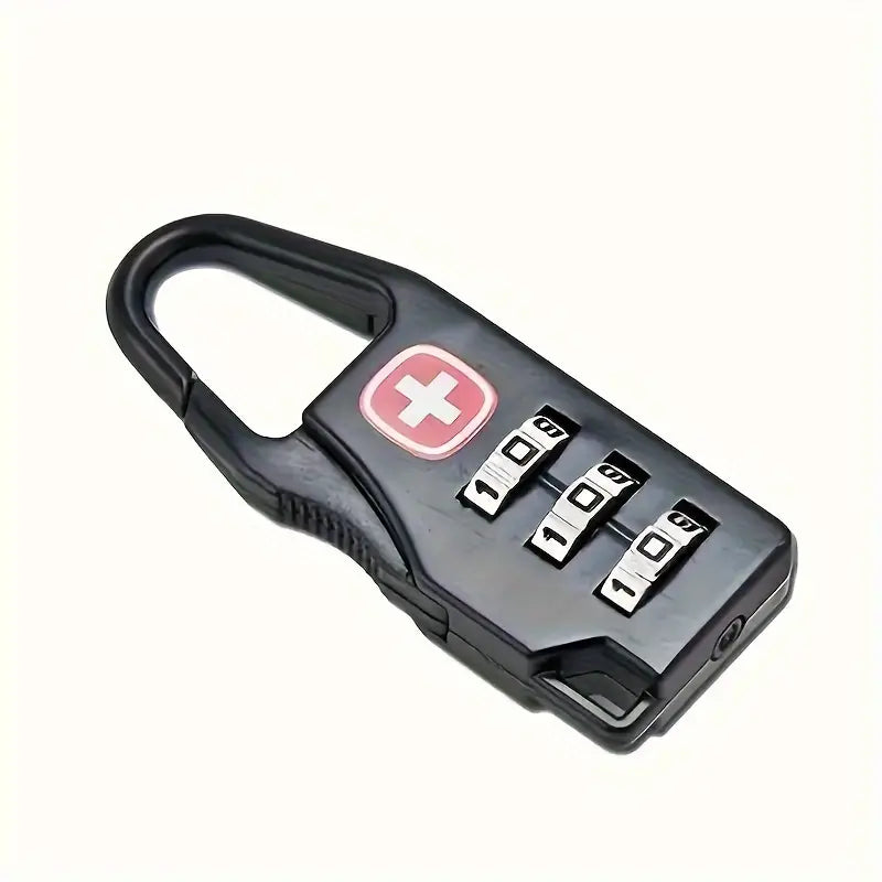 Cadenas TSA à Code pour Valise – Serrure de Sécurité à 3 Chiffres Homologuée pour Bagage de Voyage