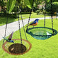 Mangeoire et Bain Suspendus pour Oiseaux – Duo de Coupelles Vintage en Verre pour Jardin ou Balcon