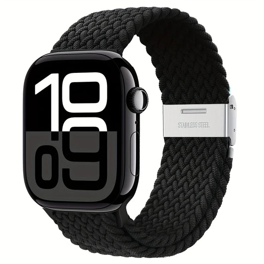 Bracelet Élastique Tressé pour Apple Watch – Ultra Confort au Poignet, Look Sport & Décontracté