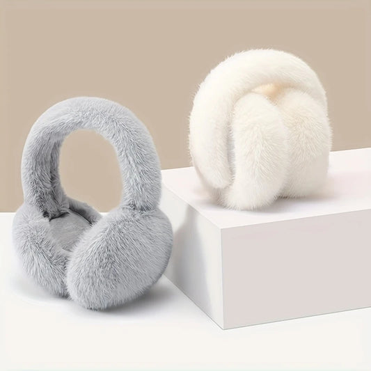 Cache-Oreilles Femme Hiver en Fausse Fourrure – Ultra Doux, Léger et Chaud, Coloris Élégant