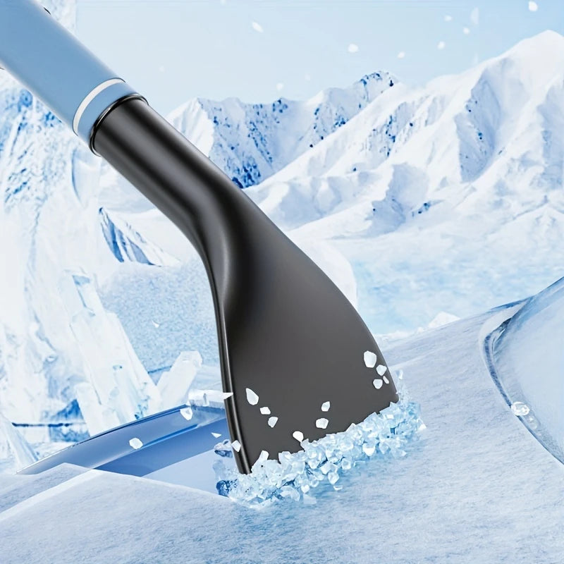 Brosse à Neige Rotative pour Voiture et Toit – Manche Ergonomique et Tête Pivotante 180°