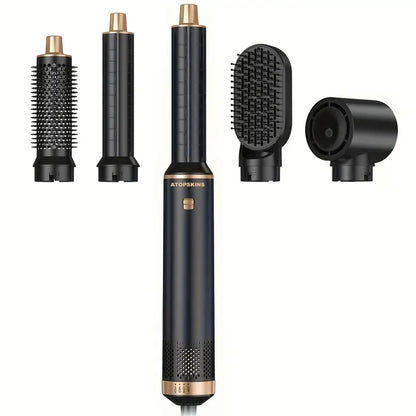 Brosse Coiffante Multifonction 5-en-1 – Sèche-Cheveux, Lisseur, Boucleur & Brosse Volumatrice