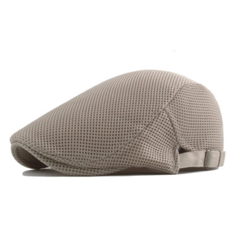 Casquette Plate Respirante pour Golf, coloris Blanc crème
