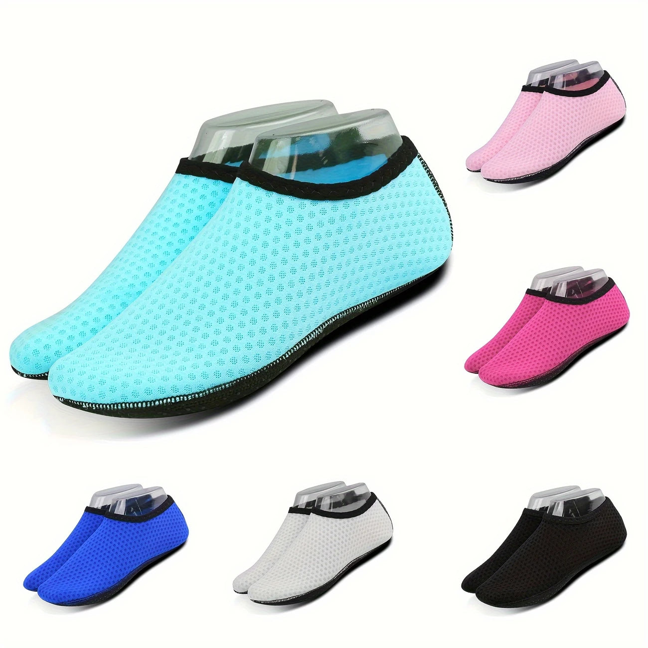 Chaussons Aquatiques Respirants – Chaussures de Natation Antidérapantes pour Plage, Piscine et Sports Nautiques