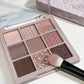 Palette Fards à Paupières Nude & Pailletés – 9 Teintes Chaudes Ultra Pigmentées pour Look Naturel ou Glam